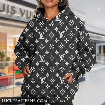 Luxury 3D Printing Monogram Women Hoodie I1 - LMH11720