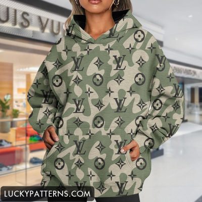 Luxury 3D Printing Monogram Women Hoodie I1 - LMH11721