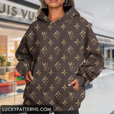 Luxury 3D Printing Monogram Women Hoodie I1 - LMH11723