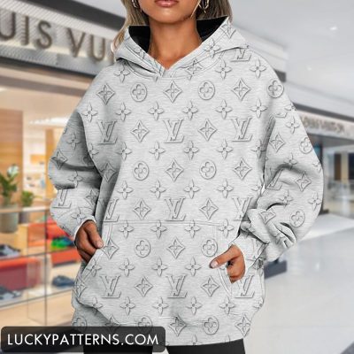 Luxury 3D Printing Monogram Women Hoodie I1 - LMH11725