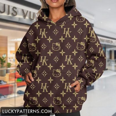 Luxury 3D Printing Monogram Women Hoodie I1 - LMH11703