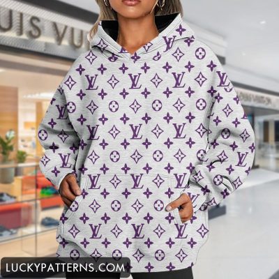 Luxury 3D Printing Monogram Women Hoodie I1 - LMH11733