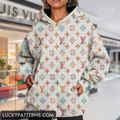 Luxury 3D Printing Monogram Women Hoodie I1 - LMH11709
