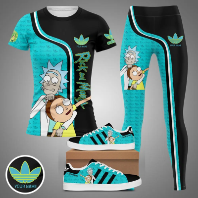 Rick and Morty In Adidas Sporting Woman Set