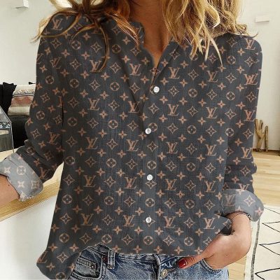 Premium Louis. Vuitton Monogram Shirt II7 - LMH4607