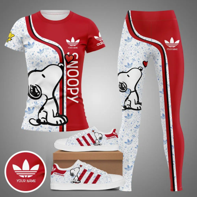 Snoopy In Adidas Sporting Woman Set